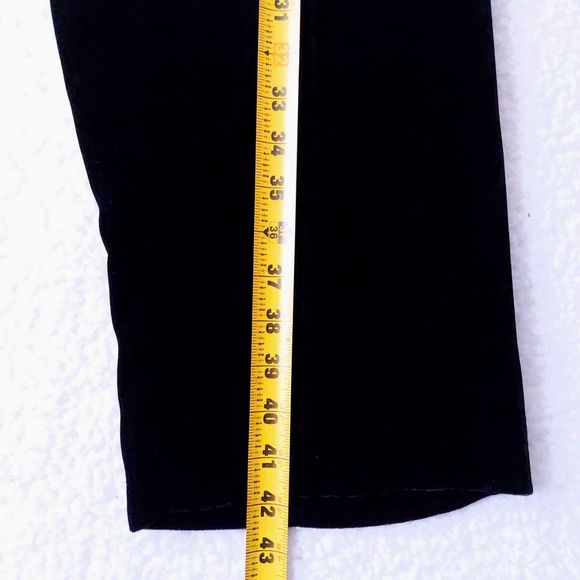 Eileen Fisher Silk Blend Black Pull On Velour Pants Women's Sz L NWT - Picture 9 of 12